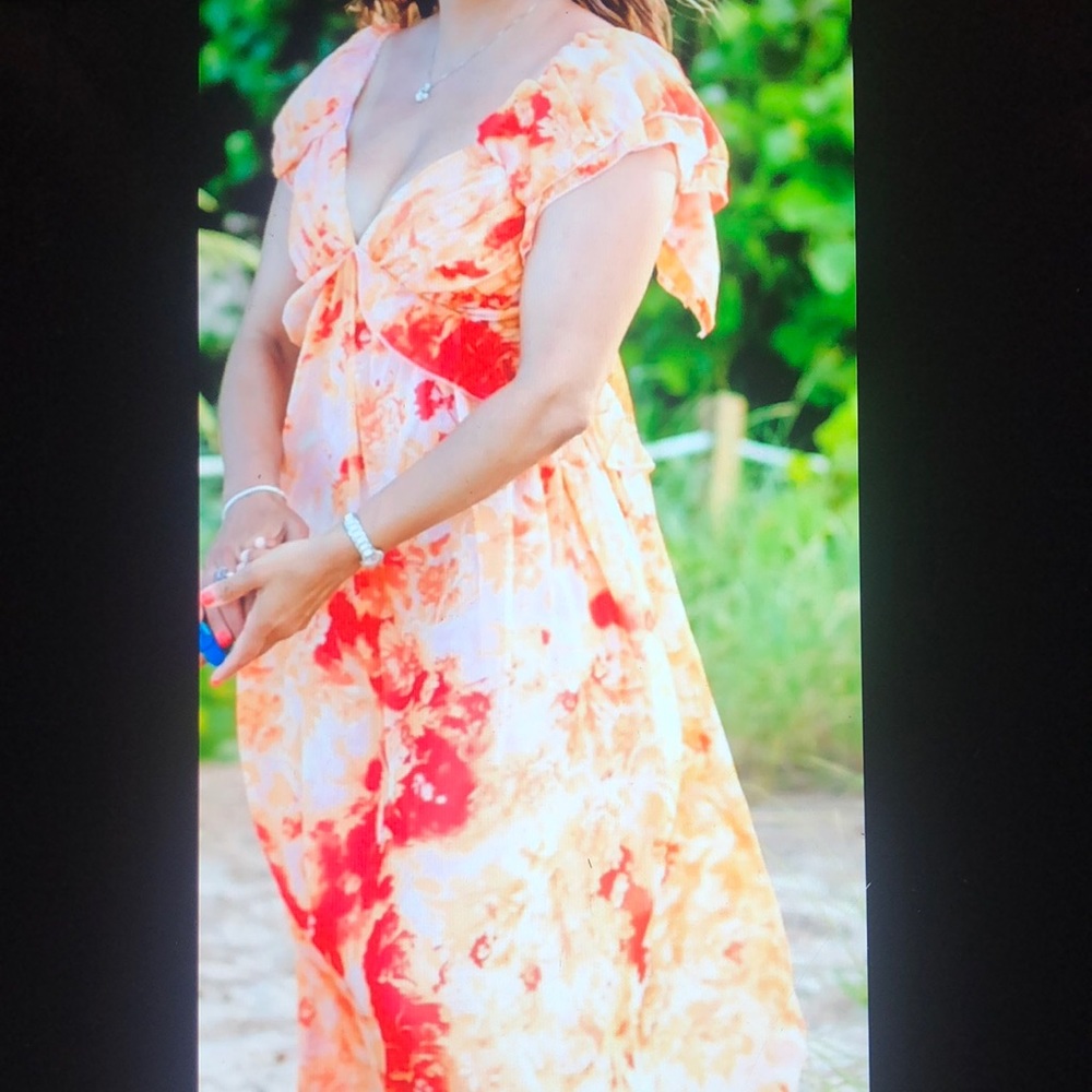 Orange Maxi Dress